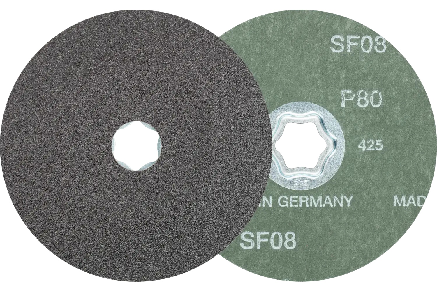 Picture of Pferd Combiclick® Fiber Disc, 5" Dia, 80 Grit, Silicon Carbide